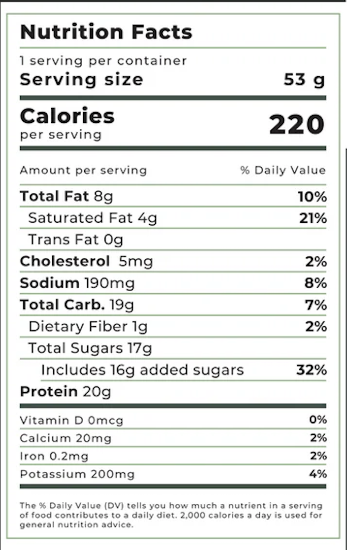 Nutrition Facts